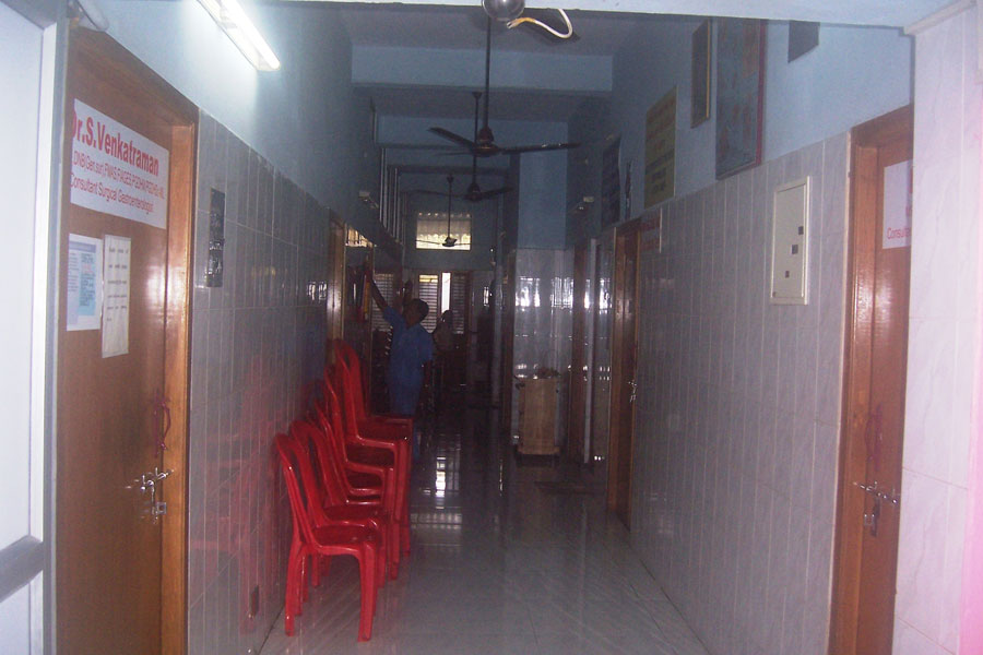 Ground floor corridor Ground floor corridor, Chennai Krishna Hospital